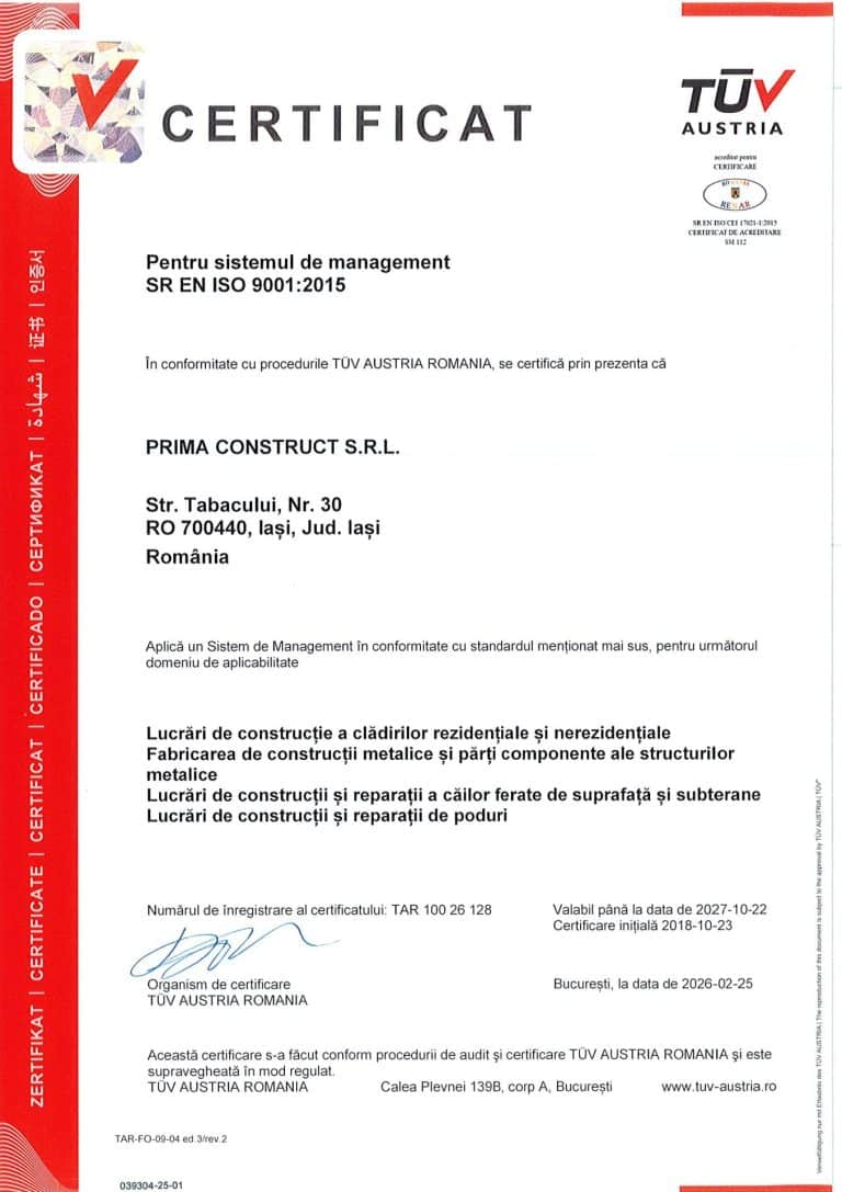 Pentru sistemul de management