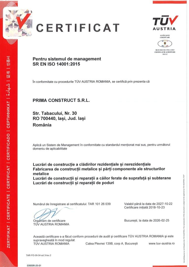 Pentru sistemul de management